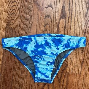 Jolyn blue tie dyed bikini bottoms
